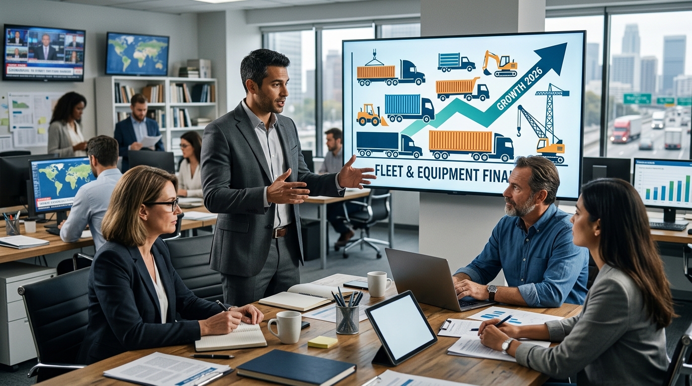 Illustration: Asset-Based Lending for Trucking: A Guide for Logistics Business Growth in 2026